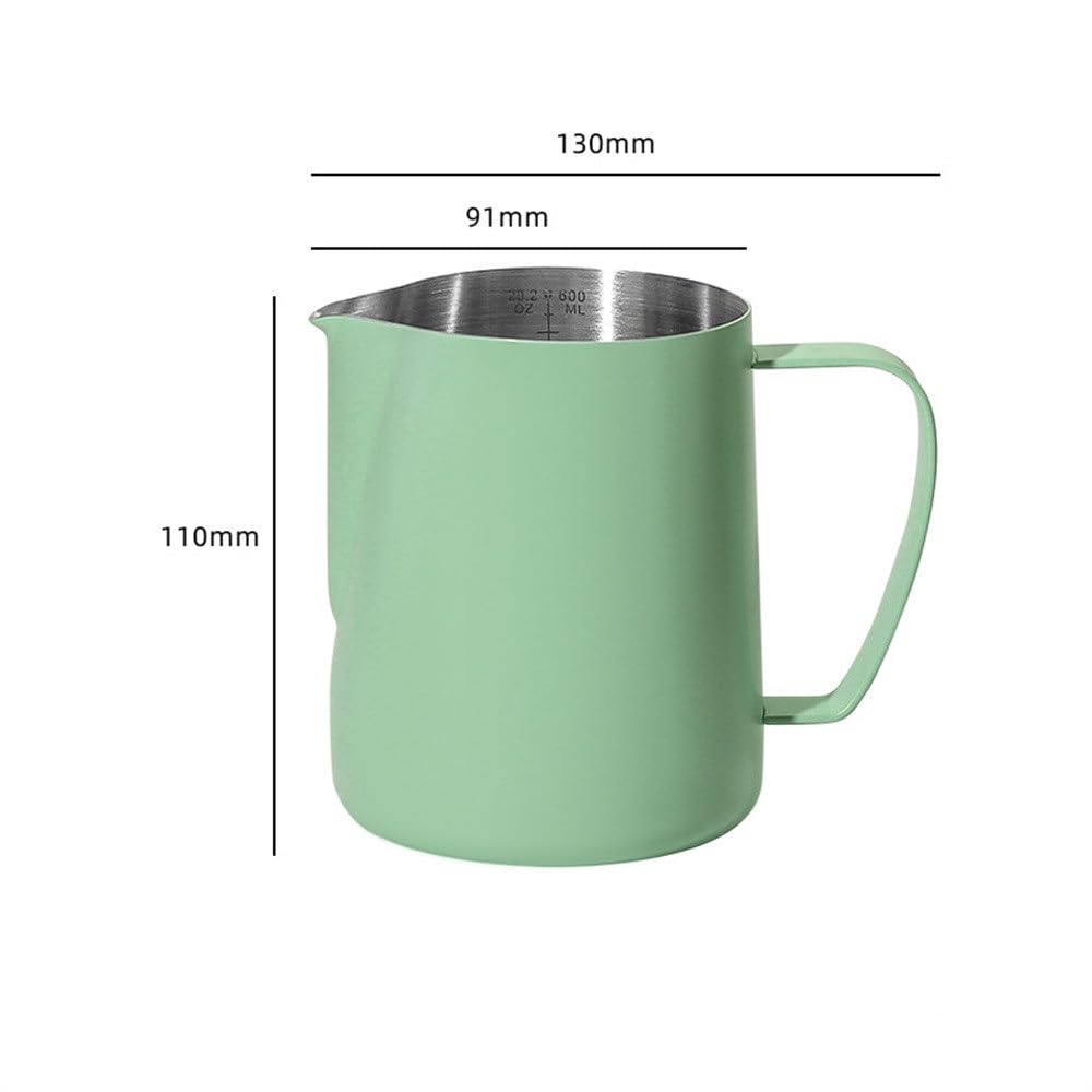 Jarras para Espumar leche Tazas for espumar leche for for Utensilios for café Barista del arte latte(Colour 3,600ml)