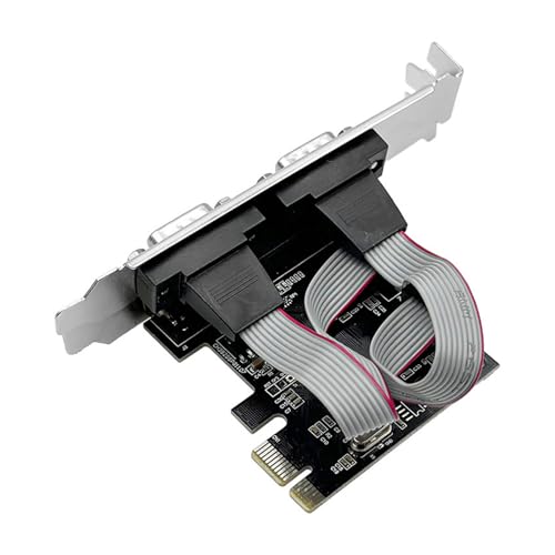 Adaptateur parallèle PCIE vers 2 RS232 pour ordinateur industriel