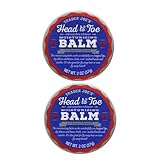 Trader Joes Head to Toe Moisturizing Balm and Beard Balm 2oz (57g) (2 Pack)
