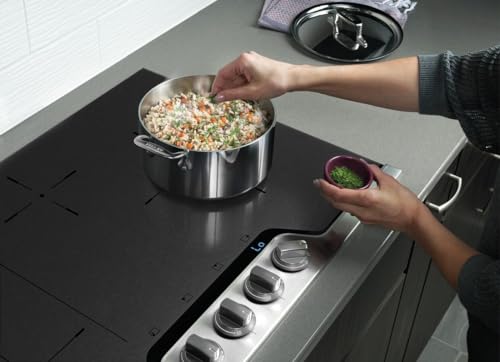 Image of Frigidaire Professional FPIC3077RF 30 inch ADA Compliant Induction Cooktop with 4 Elements, PowerPlus Induction Technology, SpacePro Bridge Element, and Knob Controls: Stainless Steel