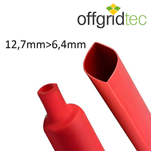 Offgridtec - Tubo termoretraibile da 5 m, 12,7 mm
