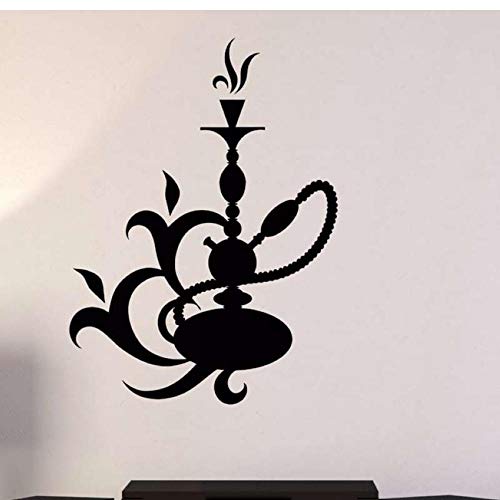 MRQXDP Shisha Shop Wandaufkleber Auto Aufkleber Vinyl Aufkleber Decor Wand Kunst Wohnzimmer Dekoration Shisha Rauchen…