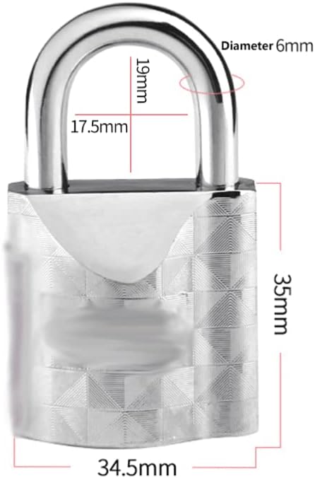 Bulk Locks Padlock with 3 Keys Keys Lock Durable Alloy Steel Lock Body Suit for Door Warehouse and Container Outdoor Padlock