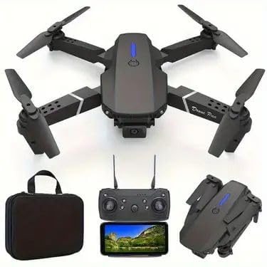 HD Camera Foldable Drone with WiFi FPV | Remote Control Quadcopter Drone for Kids & Adults | Rechargeable Flying Drone with Stable Flight & Easy Control-image-39