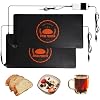 Bunmery Bread Proofing Mat 2 Pack, Sourdough Warming Mat, Sourdough Starter Warmer with Thermostat Temperature Control, Dough Proofer Heating mats for Home Kitchen Baking Food(10.6 x 21.6)