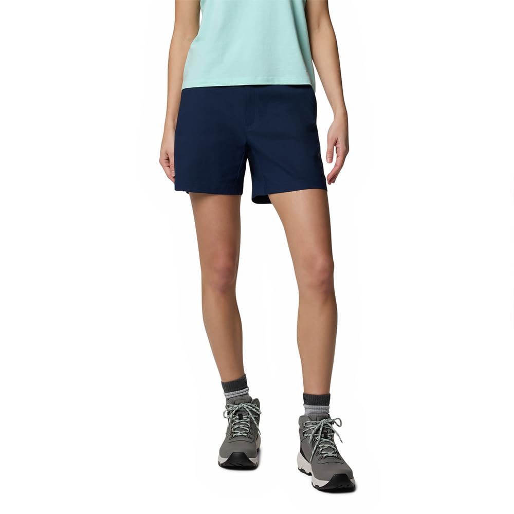 Columbia Women's Leslie Falls Long Short 2, Hiking Shorts, Collegiate Navy, W4/L9