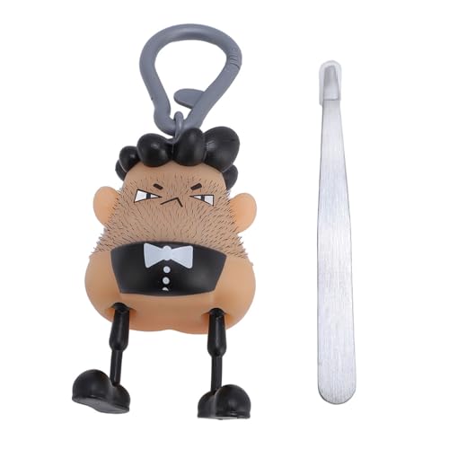 Pilipane Divertido juguete para tirar del pelo, juguete portátil para arrancar el pelo con la yema del dedo, ventilación de silicona de primera calidad, novedoso para rellenos de