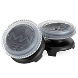 2 tapas extensoras de agarre de mano para controlador PS4 FPS, fundas de talle alto (gris)