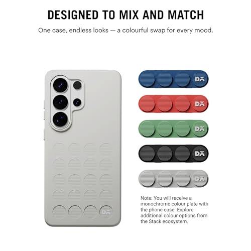 Image of DailyObjects Samsung Galaxy S26 Ultra Stack Signature Magnetic Case Cover|Compatible with Magnetic|Camera & Body Protection|Shock /Scratch Proof|Dual Hybrid Protection | Wireless Charging - Slate Grey