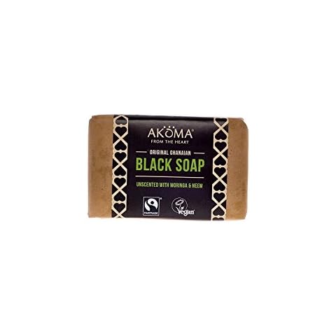 AKOMA African Black Soap Enriched1-12 Bars-1 Bar Cover