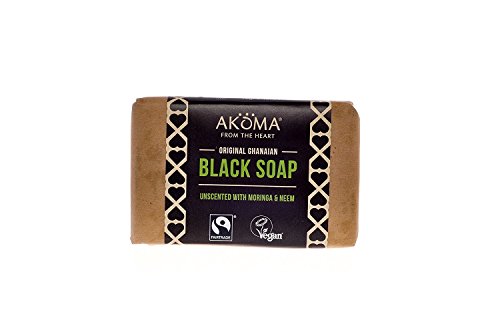 AKOMA African Black Soap Enriched1-12 Bars-1 Bar
