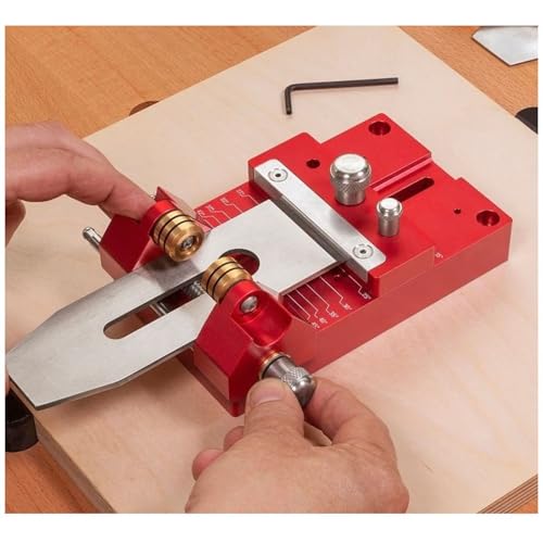 Topyond Chisel Sharpening Kit, Precision Honing Guide System with 15 to 45 Degree Angle Fixture, Aluminum Alloy Construction Sharpening Guide for Professional and DIY Woodworkers 6 Topyond Chisel Sharpening Kit, Precision Honing Guide System with 15 to 45 Degree Angle Fixture, Aluminum Alloy Construction Sharpening Guide for Professional and DIY Woodworkers - Image 6