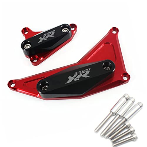 Protection cadre moteur moto BMW HP4 S1000RR - Évitez les casses de carter avec ce kit rouge