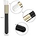 30 Pieces Lash Brushes for Cleaning Lash Shampoo Brushes for Eyelash with Container Blackhead Removing Nose Pore Deep Cleaning(4 Inch,Black)