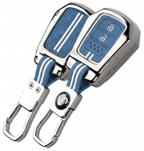 Image of SHOPOFLUX Metal Key Cover Compatible for Honda City | BRV | WRV | CRV | Jazz | Amaze 2 Button Key