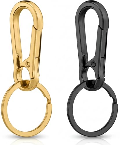 SAFARİ 54 Metal Keychain Key Ring with Clip – Sleek