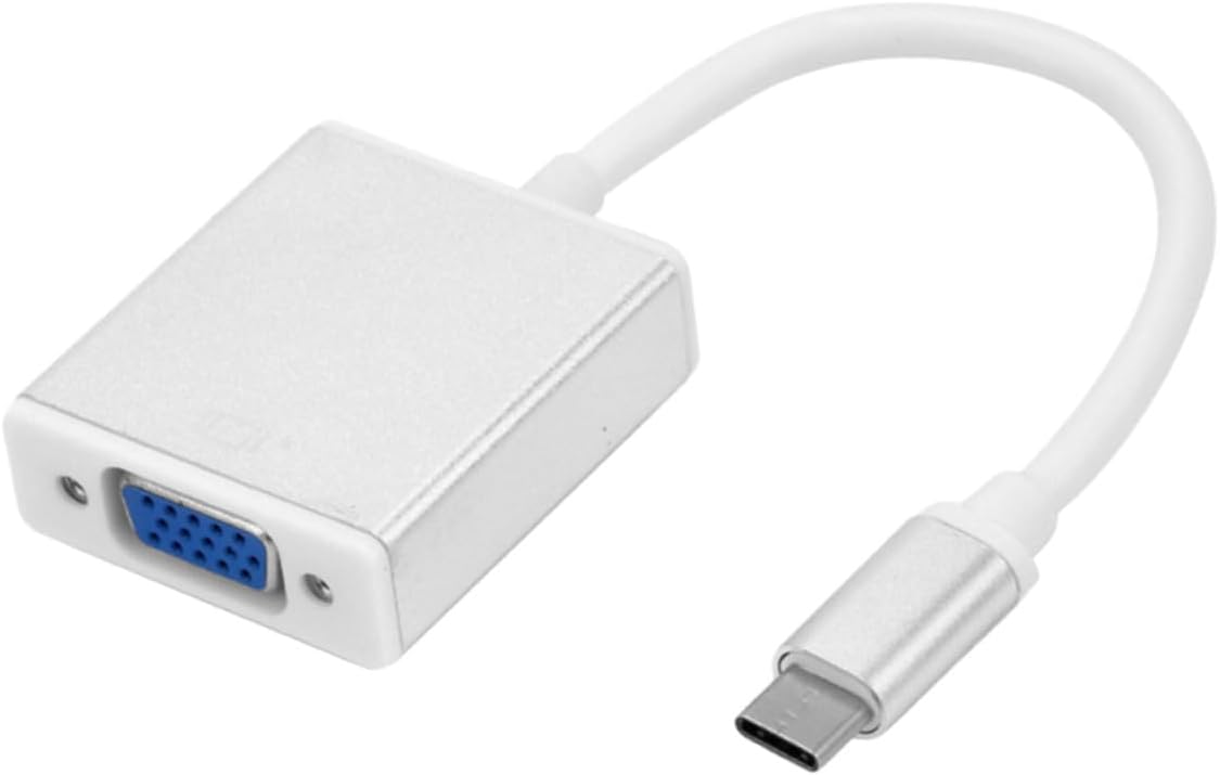 USB-c to Vga Adapter Cable Type-c Male to Female Resolution Easy No Driver Required