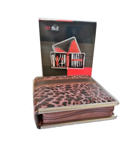 Kit de Unha Manicure e Pedicure Quadrado/Preto 10pçs