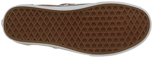 Image of Vans Women's Adults' Classic Slip On Trainers Red ((Checkerboard) Apple Butter /True White Qcj) 6.5 U