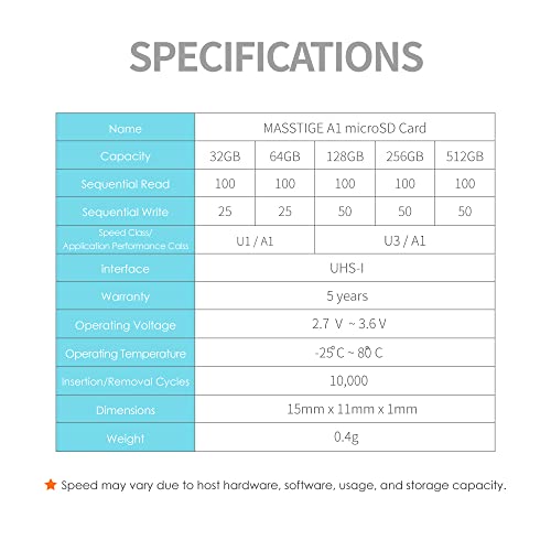 Tcell Masstige 64Gb 2 Pack Microsdxc Memory Card With Adapter - A1, Uhs-I U1, V10, Micro Sd Card, Read Up To 100 Mb/S, Full Hd #TOP6