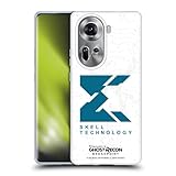 Head Case Designs Officially Licensed Tom Clancy's Ghost Recon Breakpoint Skell Technology Logo Graphics Soft Gel Case Compatible with Oppo Reno11