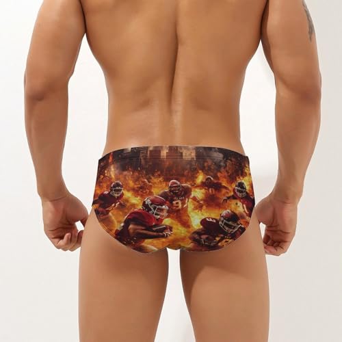 Football Game Mens Swim Briefs Sexy Bikini Swimwear Bathing Suits Trunks2