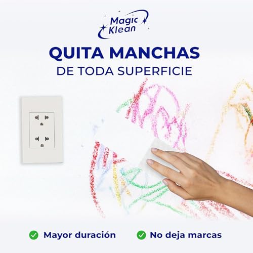 Image of Magic Cleaning Sponge Pack of 5 | High Density Melamine Foam Eraser | Removes Tough Stains, Oil & Dirt | Multi-Purpose Cleaner for Kitchen, Bathroom, Walls, Shoes & Car | No Chemical, Just Water