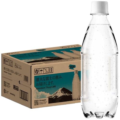 [2か月定期便]VOX バナジウム 強炭酸水 500ml 35本 ラベルレス[富士吉田市限定カートン]