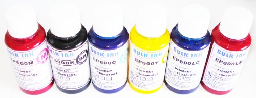 6x100ml Uv Pigment Ink for Epson R280 Rx595 Rx680 1400 Artisan 50 700 710 800 810 Rx595