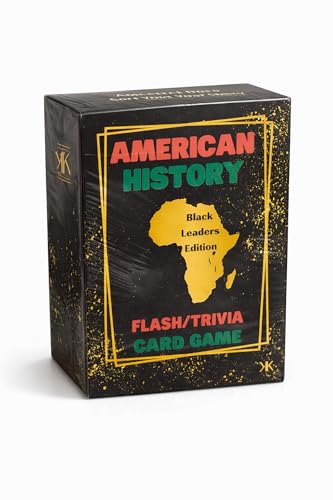 Kolorful Kultures American History Flash/Trivia Cards - Black Leaders Vol. 1 - Educational Flashcards for Learning