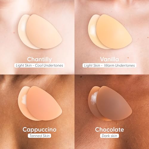 Image of NIPSKIN Silicone Luna & Triangular Nipple Covers - Adhesive, Reusable & Hypoallergenic Breast Covers for Cup A-D+