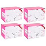 Acan Tradineur - Pack de 24 Copas - Modelo Misket - Capacidad: 210 ml - Ideal para Vino - Aptas para lavavajillas - Tamaño Aprox: Ø 6,8 x 14,8 cm