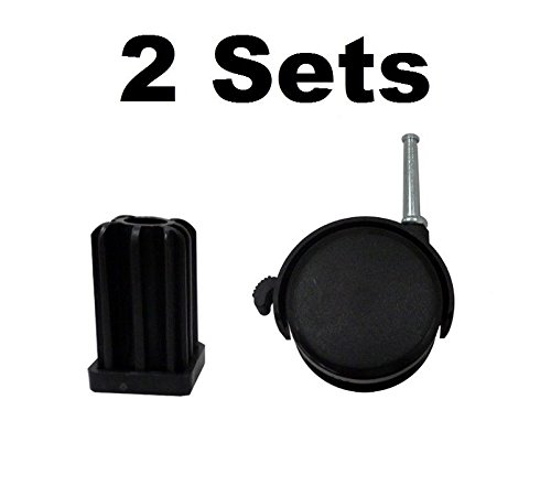(2) Weber Caster Wheel Gas Grills fits Genesis, Summit, Silver, Spirit - 6414