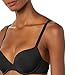 Amazon Essentials Women's Demi Cup Microfibre Bra with Adjustable Straps, Pack of 2, Dark Taupe, 36C