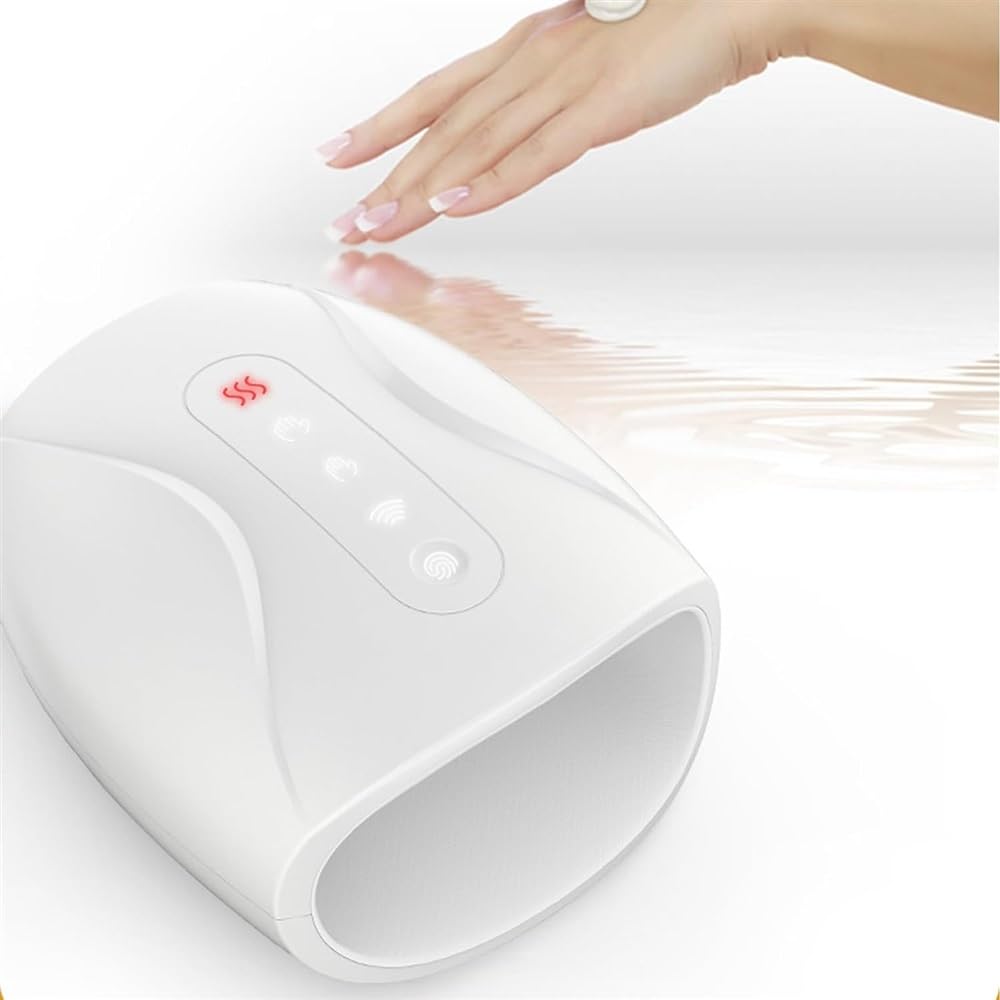ZQJYMXYElectric Hands Massager with Sepatated Finger Massage and Therapy Heat, 3D Air Compression Palm Massage,Electric Multifunctional Massager for Arthritis, Pain Relief, Muscle Relax