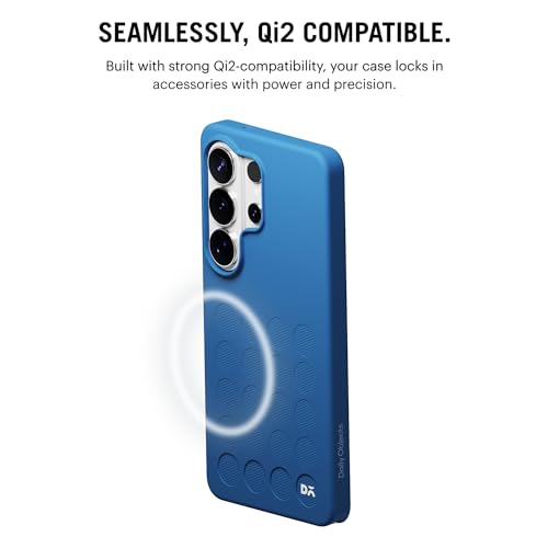 Image of DailyObjects Samsung Galaxy S26 Ultra Stack Signature Magnetic Case Cover|Compatible with Magnetic|Camera & Body Protection|Shock /Scratch Proof|Dual Hybrid Protection|Wireless Charging - Indigo Blue