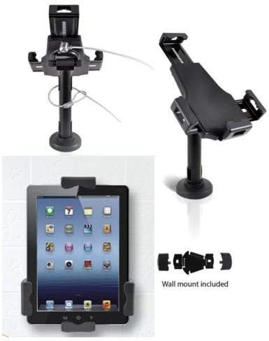 Mount Anti-Theft Countertop Desk Wall Stand Kiosk for iPad Mini 2/3/4/Air Tablet