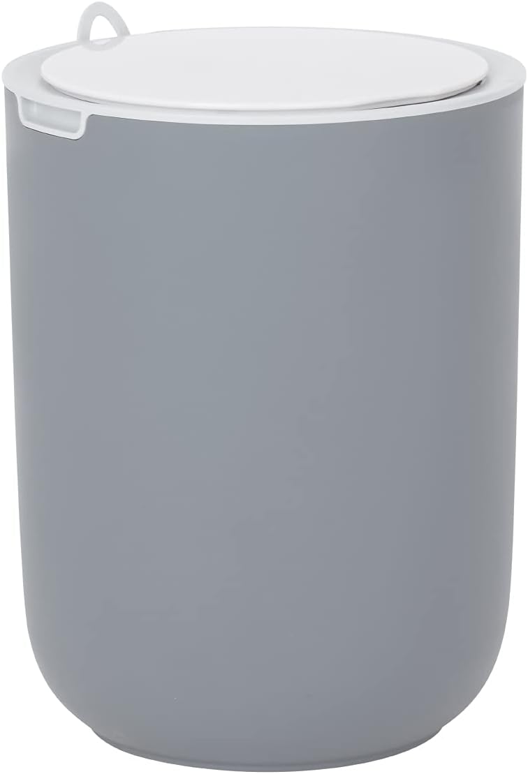 KW "Clappe 5Ltr Plastic Swing Bathroom Bin/Kitchen Bin/Small Waste Bin ...