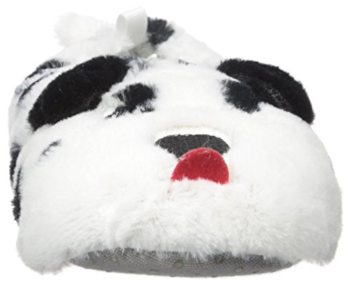 carter's Boys' Character Slipper, White/Black, 7/8 M US Toddler2