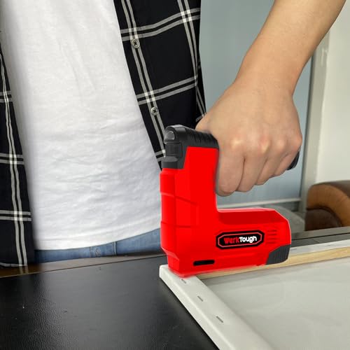 Werktough 4v Cordless Staple Gun/Brad Nailer 2 in 1 Free Staple USB Cable 2000pcs Free Staple and Brad Nails(T53:8mmx1000+6mmx500pcs, T47:10mmx500)-RED 7 Werktough 4v Cordless Staple Gun/Brad Nailer 2 in 1 Free Staple USB Cable 2000pcs Free Staple and Brad Nails(T53:8mmx1000+6mmx500pcs, T47:10mmx500)-RED - Image 7