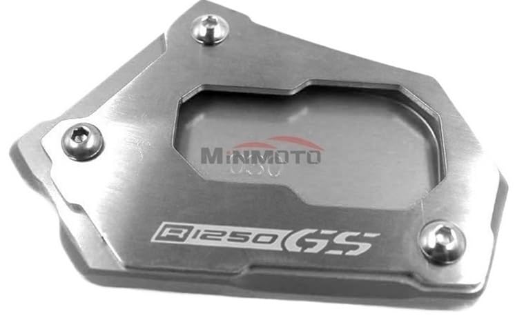 Extension de béquille pour BMW R1250GS Rallye : aluminium usiné CNC haute résistance