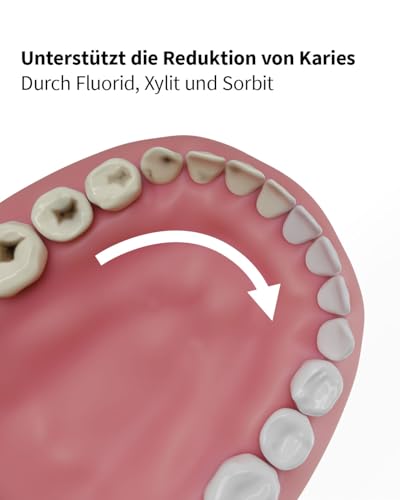 Zahnheld® Mundspülung Mint mit Fluorid (400 ml Flasche) tägliche Zahnreinigung Minzgeschmack | aus natürlichen Inhaltsstoffen – Bild 4