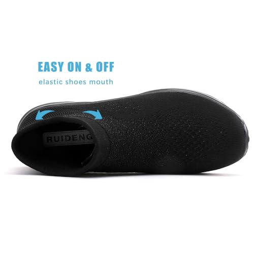 RUIDENG Loafers Slip-on Shoes for Women Fashion Walk Shoes Sneaker Comfortable Working Thick Soft Lightweight Bottom4