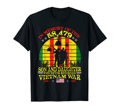 Hijo e hija Vietnam Veteran Memory The War Vietnam Tee Camiseta