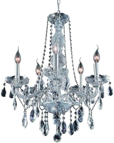 Elegant Lighting 7955D21C/RC Royal Cut Crystal, 8.5" x 21" x 26"