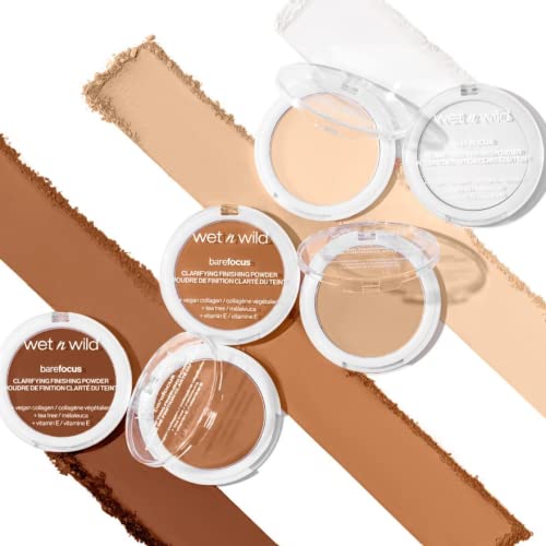 Wet N Wild Bare Focus Clarifying Finishing Powder | Matte | Pressed Setting Powder Translucent #TOP5