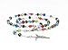 Authentic Murano Glass Catholic Rosary - Somerso Beads - Lampwork - Handmade Genuine Venice Glass - Hand Blown Glass - Vintage - Religious