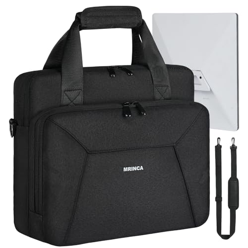 MRINCA Starlink Mini Carrying Case with Tripod Storage - Portable Travel Bag for Satellite Dish & Accessories, Fits Laptop, iPad, Power Adapter, Cables - Durable Camping RV Business Carrier