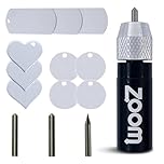 Silhouette Cameo 4 Engraving, Embossing, & Etching Tool; 3 in 1 Silhouette Etching Starter Kit for use in Silhouette Cameo 4, Cameo 4 Pro, and Cameo 4 Plus by Zoom Precision