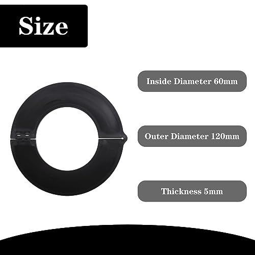 Image of 8 Pack 60MM Excavator Bucket Pin Shim Kit Detachable for Excavator and Skid Steer Fit for JCB Kubota Bobcat CAT John Deere New Holland Hitachi Komatsu, 5mm Thickness